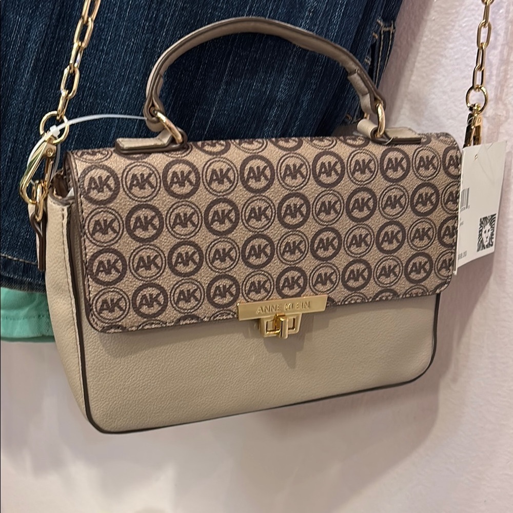 Anne Klein Beige and Brown Women's Bag